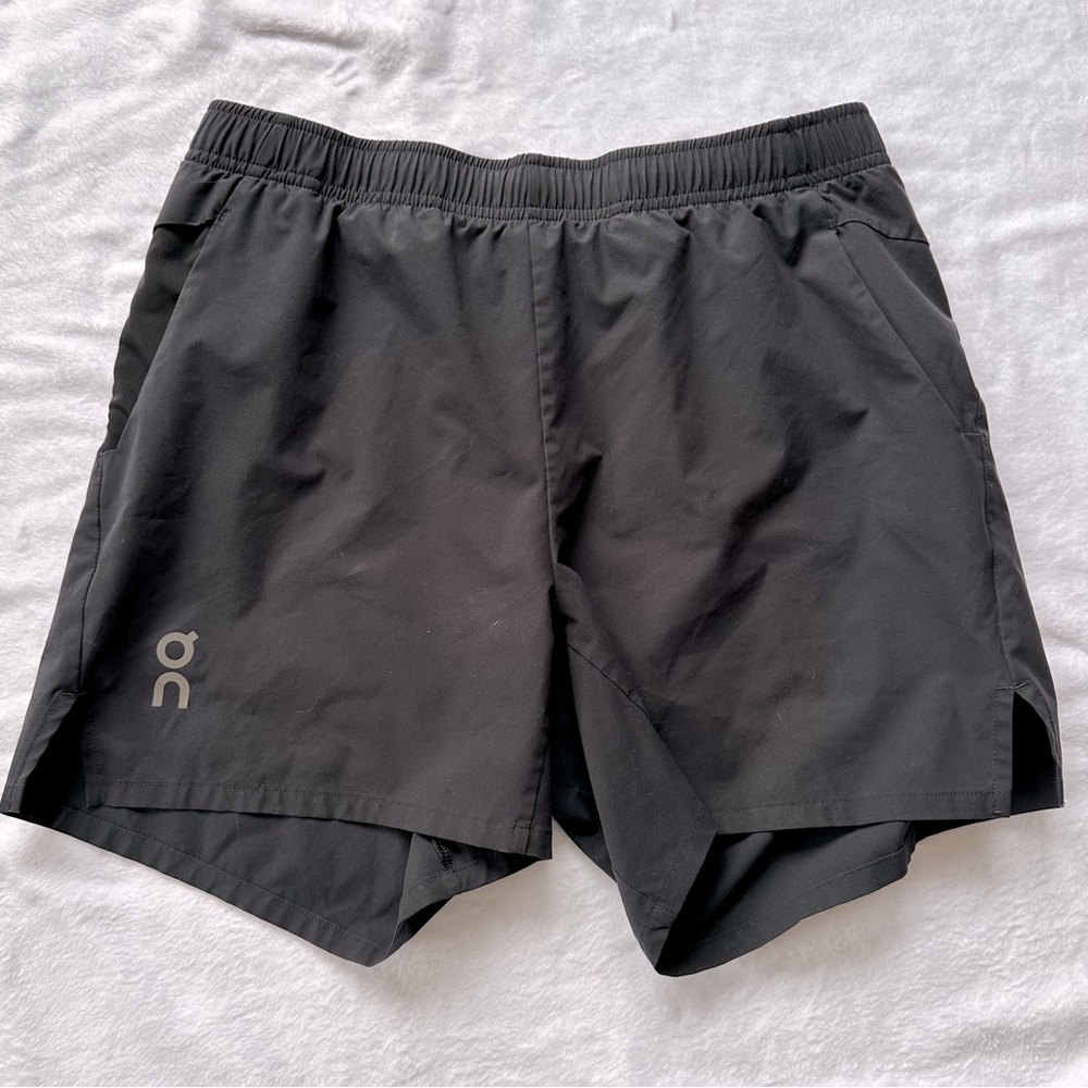 On Running Black Athletic Shorts